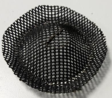 Filtre à mailles tissées en verre électronique