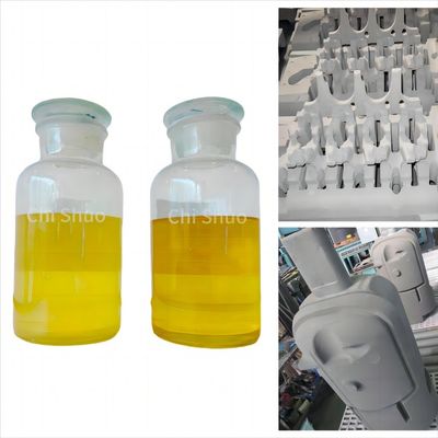 Résine de boîte à froid à viscosité jaune clair à brun foncé ≤ 250 amines pour le collage de la doublure de frein