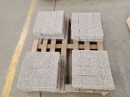 Plaque filtrante en mousse céramique d'alumine avec tolérance de joints de 0,01 mm