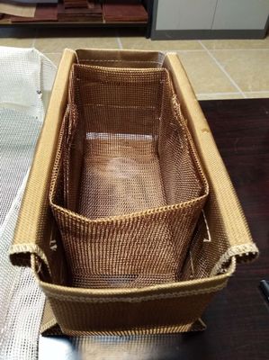 Personnaliser l'épaisseur du filtre à tambour en maille de tissu Filtre liquide Écran de filtre en aluminium coulé