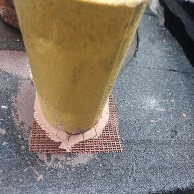 0.2KG Disque de filtre de 1 à 1,5 mm Pour la mousse de filtrage à fibre réfractaire