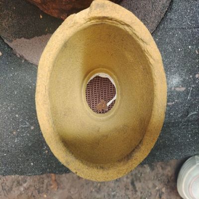 Personnaliser la longueur de la fibre de verre Filtre de treillis métallique Cap pour filtre ignifuge de fonte d'acier