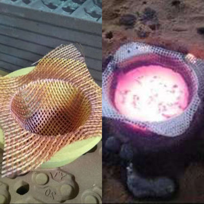 Capuchon de filtrage à filtrage élevé en treillis métallique tissé pour filtration précise