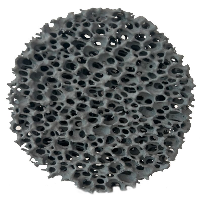 Filtre en mousse céramique pour le silicium de carbone et le nid de miel