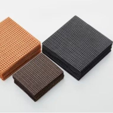 Disque de filet de filtre en fibre de verre tissé avec une largeur personnalisée et une forme de trou en diamant